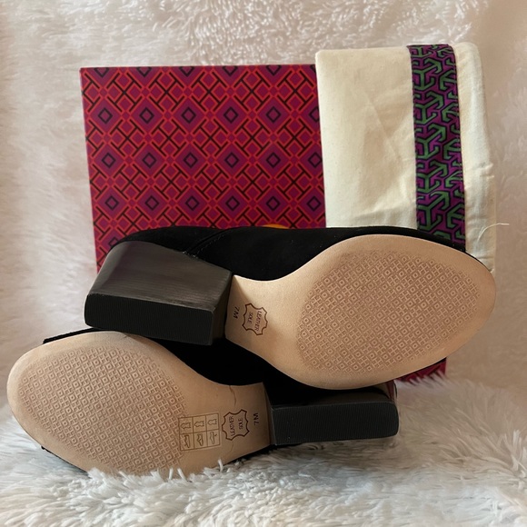 🎉HP🎉 Tory Burch Gemma Open Toe Bootie / Boots - Picture 7 of 9